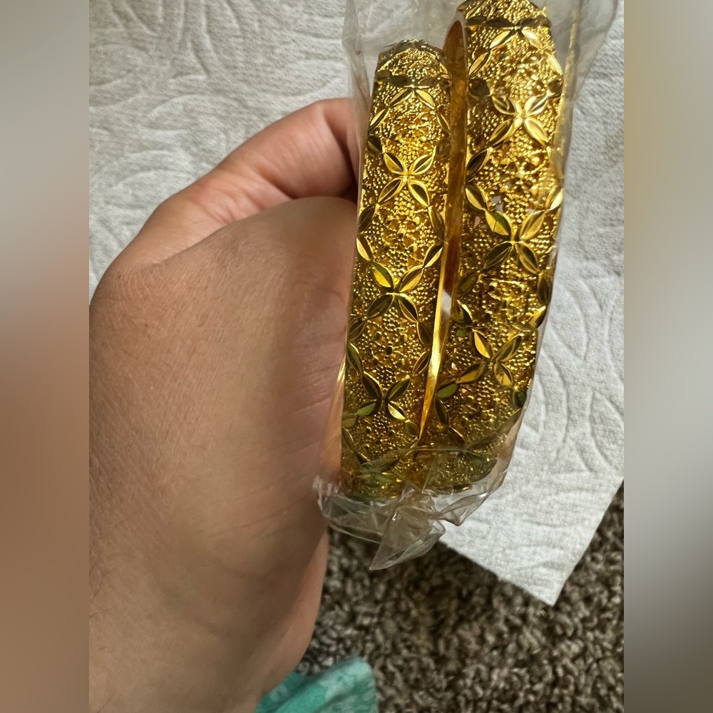 Elegant Gold plated Bangles